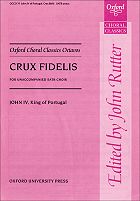 Crux Fidelis SATB choral sheet music cover Thumbnail